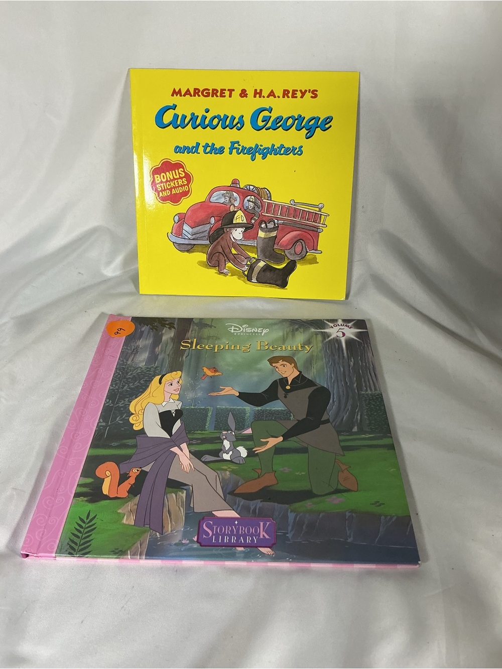 Curious George and the Firefighters Kids Book - Yellow